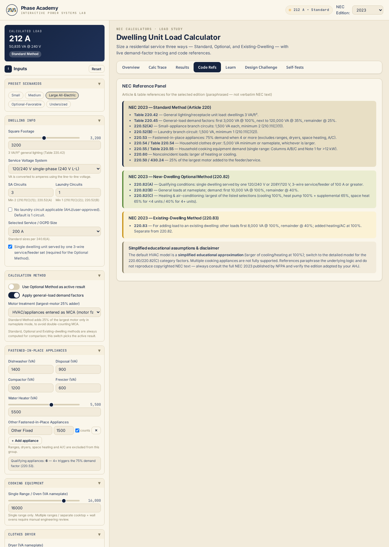 Code references summary