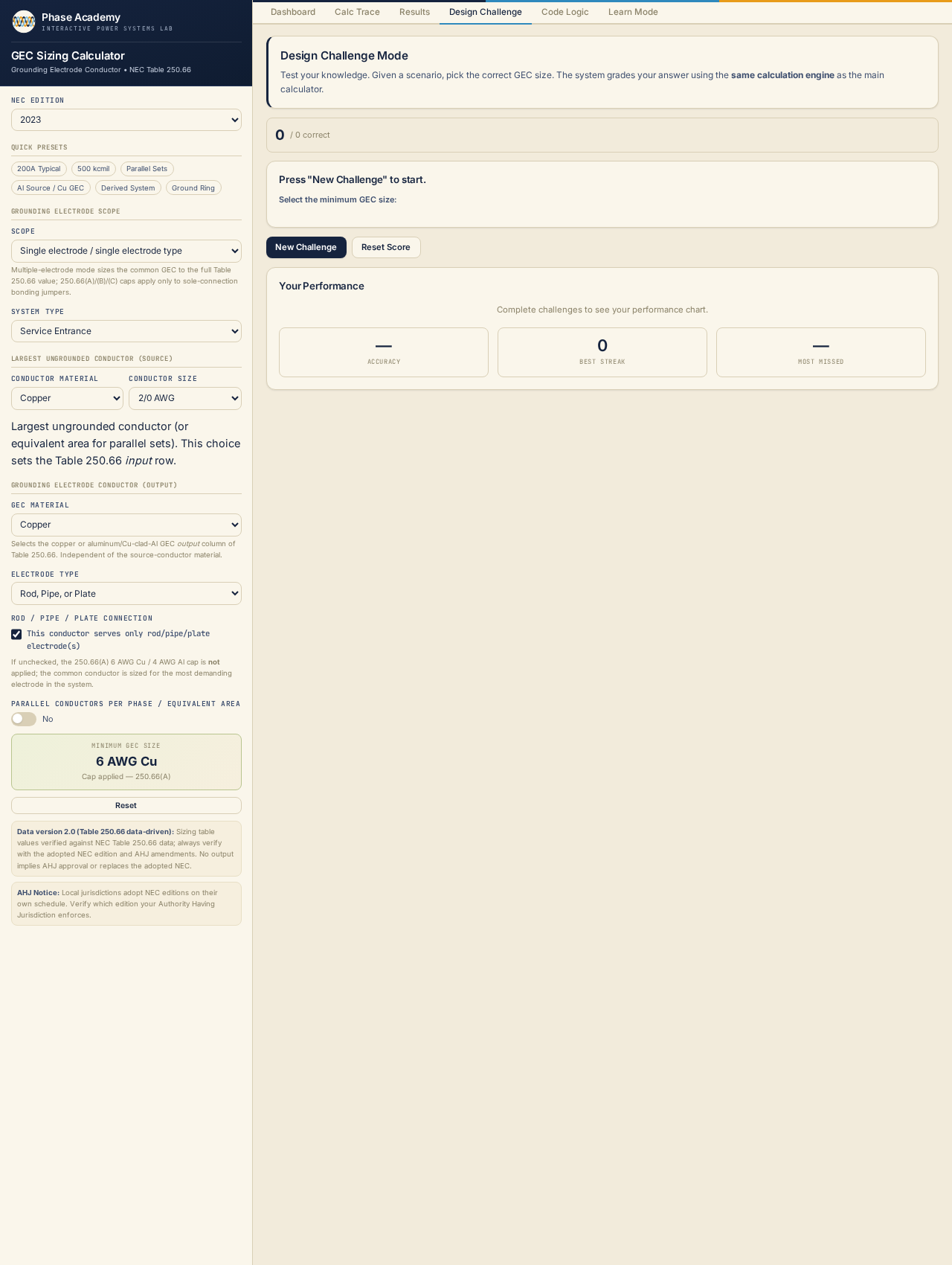 Design Challenge sizing problem