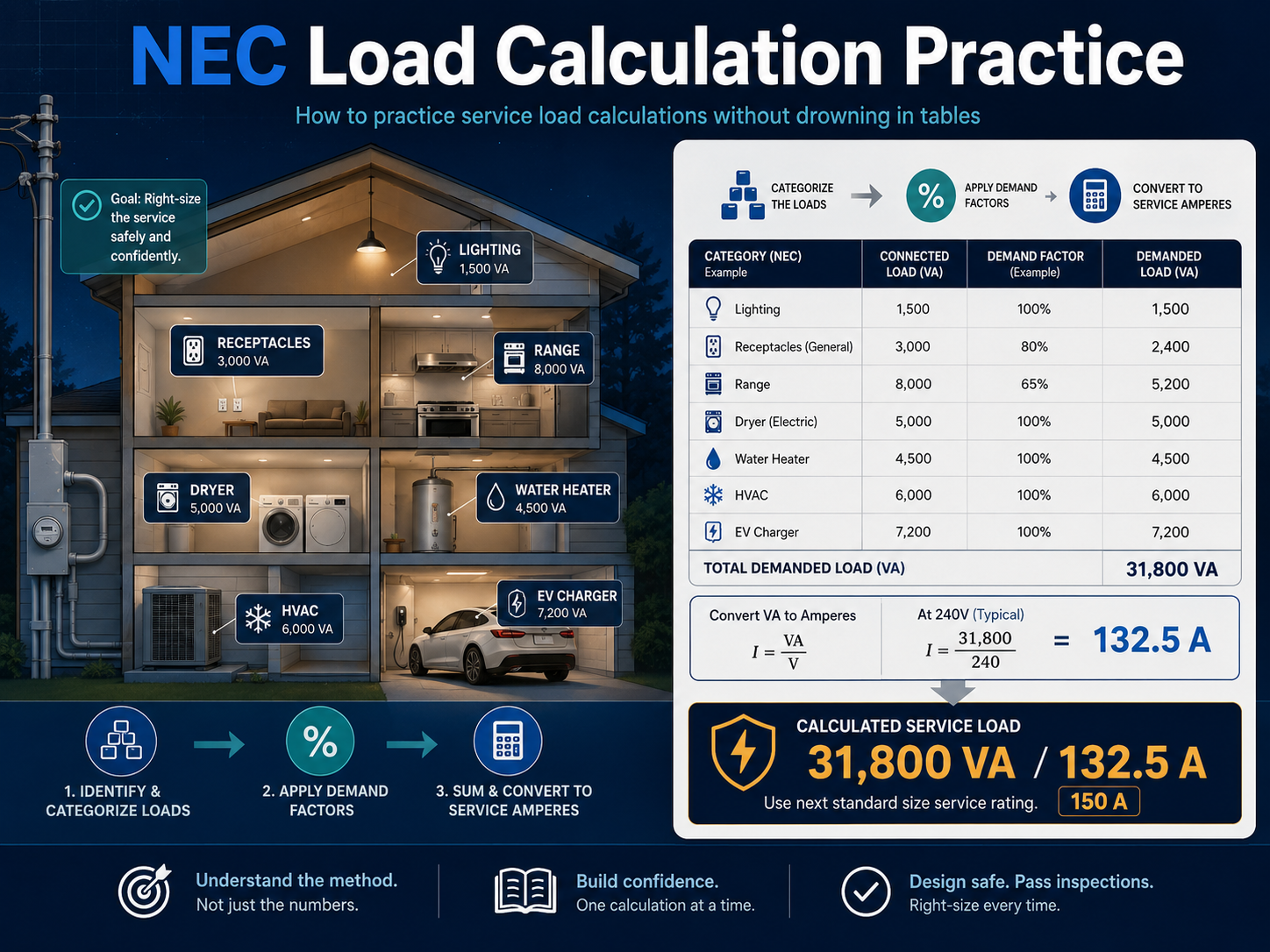 NEC Load Calculation Practice