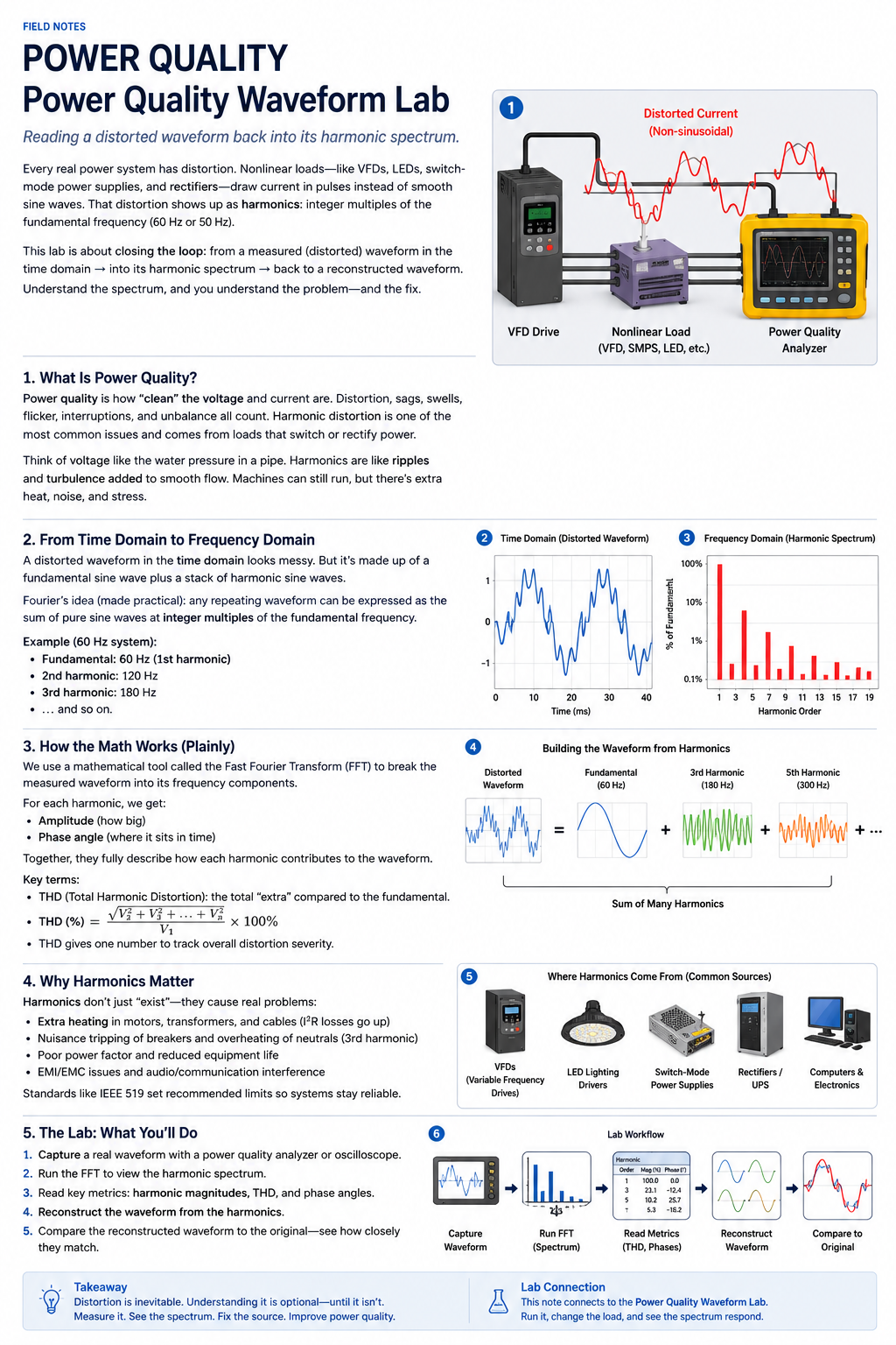 Power Quality Waveform Lab